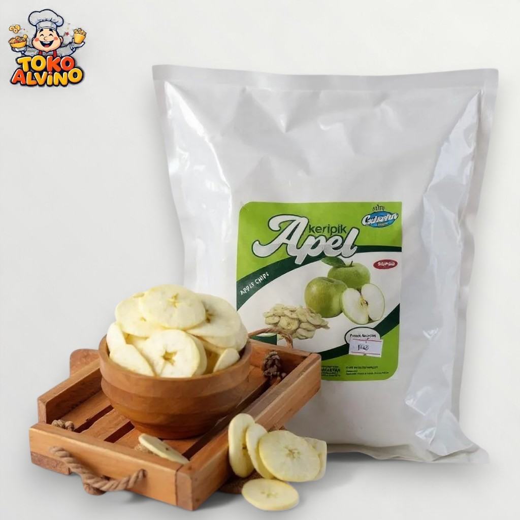 

KERIPIK APEL SUPER GRADE A 500GR DAN 1KG | OLEH OLEH KHAS MALANG | MANIS ASEM SEGERNYA JUARA