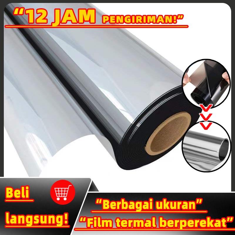 【Kualitasting】setiker kaca cermin kaca film kaca film one way kaca film one way jendela rumah cermin