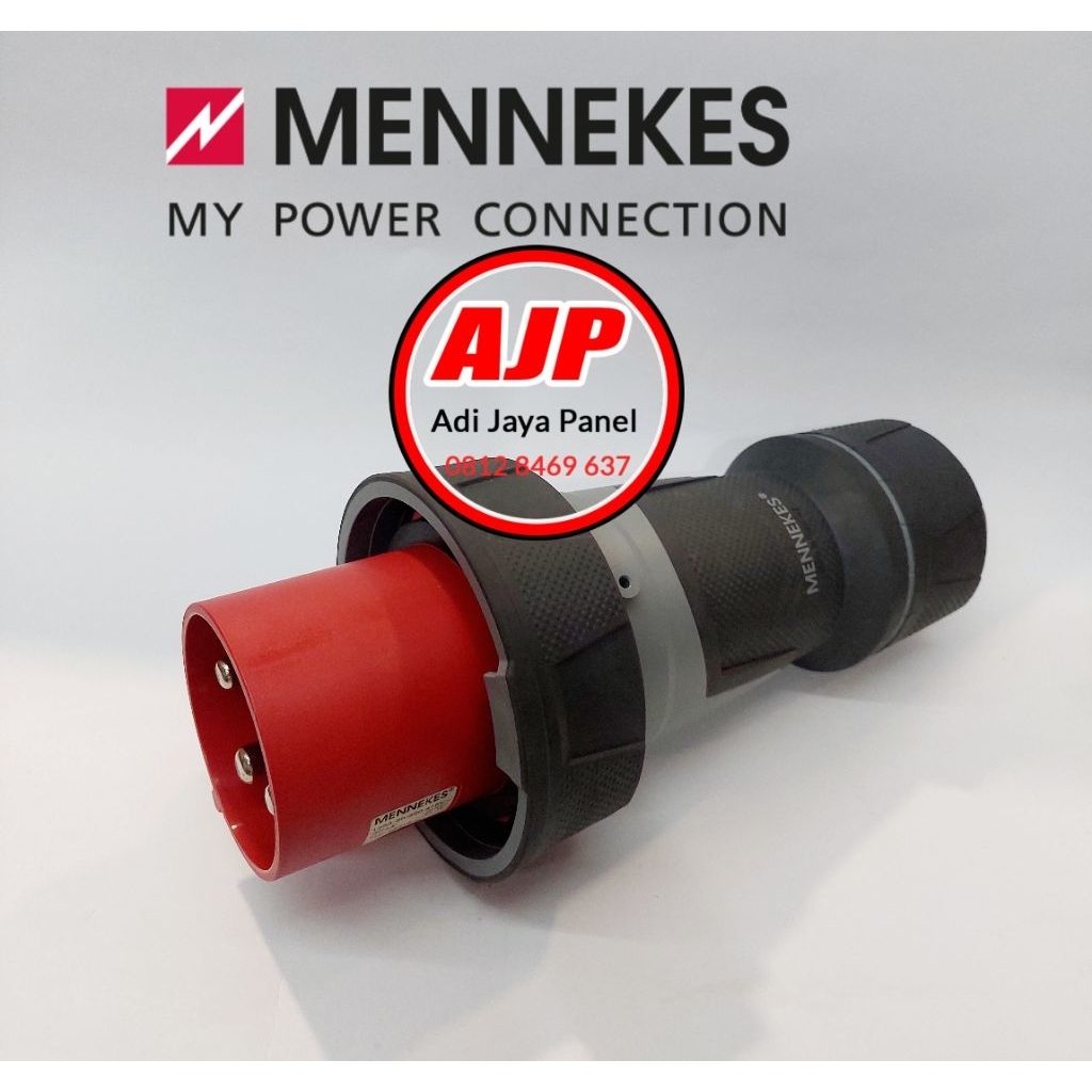plug mounting mennekes 63a 3phase 4pin ip67
