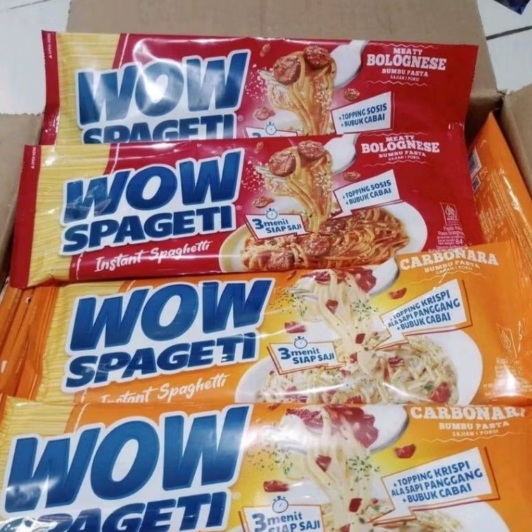 

Wow Spaghetti Fatah Aqeela - Spaghetti 3 ribuan - Paket Spaghetti isi 5 - Cepat Saji