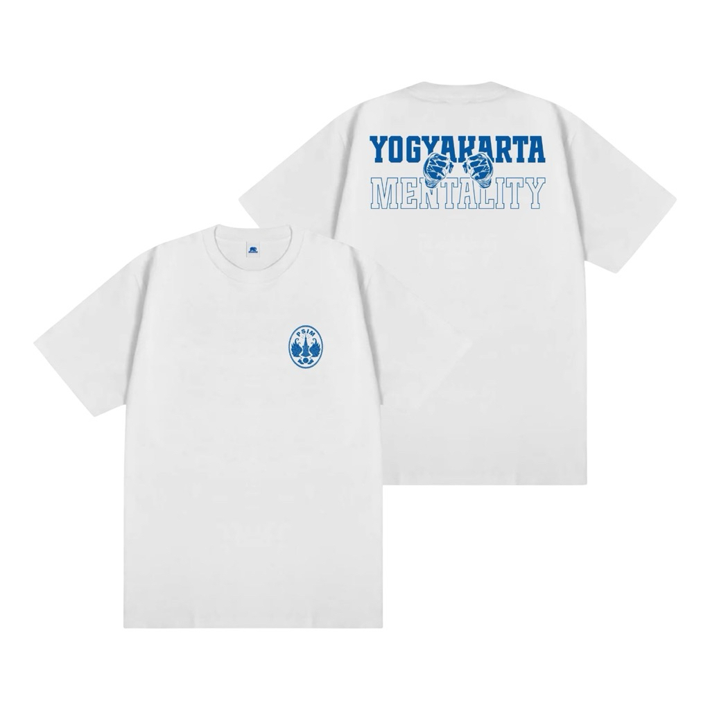 Tshirt Yogyakarta Mentality White (Yogyakarta Wild Youth)
