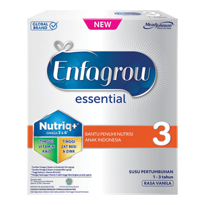 

Enfagrow Essential 3 Susu Bubuk Pertumbuhan Anak 1-3 Tahun Vanila 240 g
