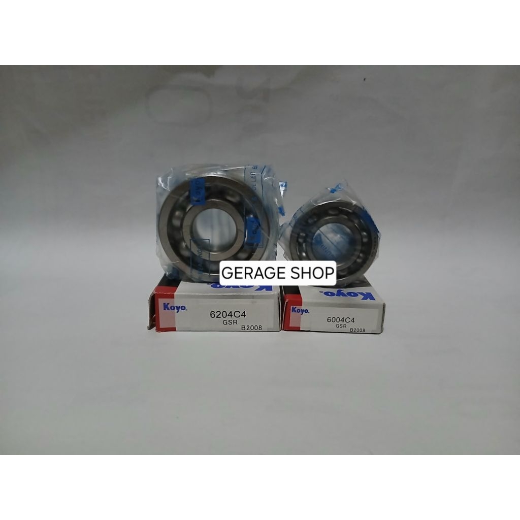 Bearing 6204 C4 + 6004 C4 Koyo Set Balancer Suzuki Satria Fu Fulset High Speed C4 Koyo