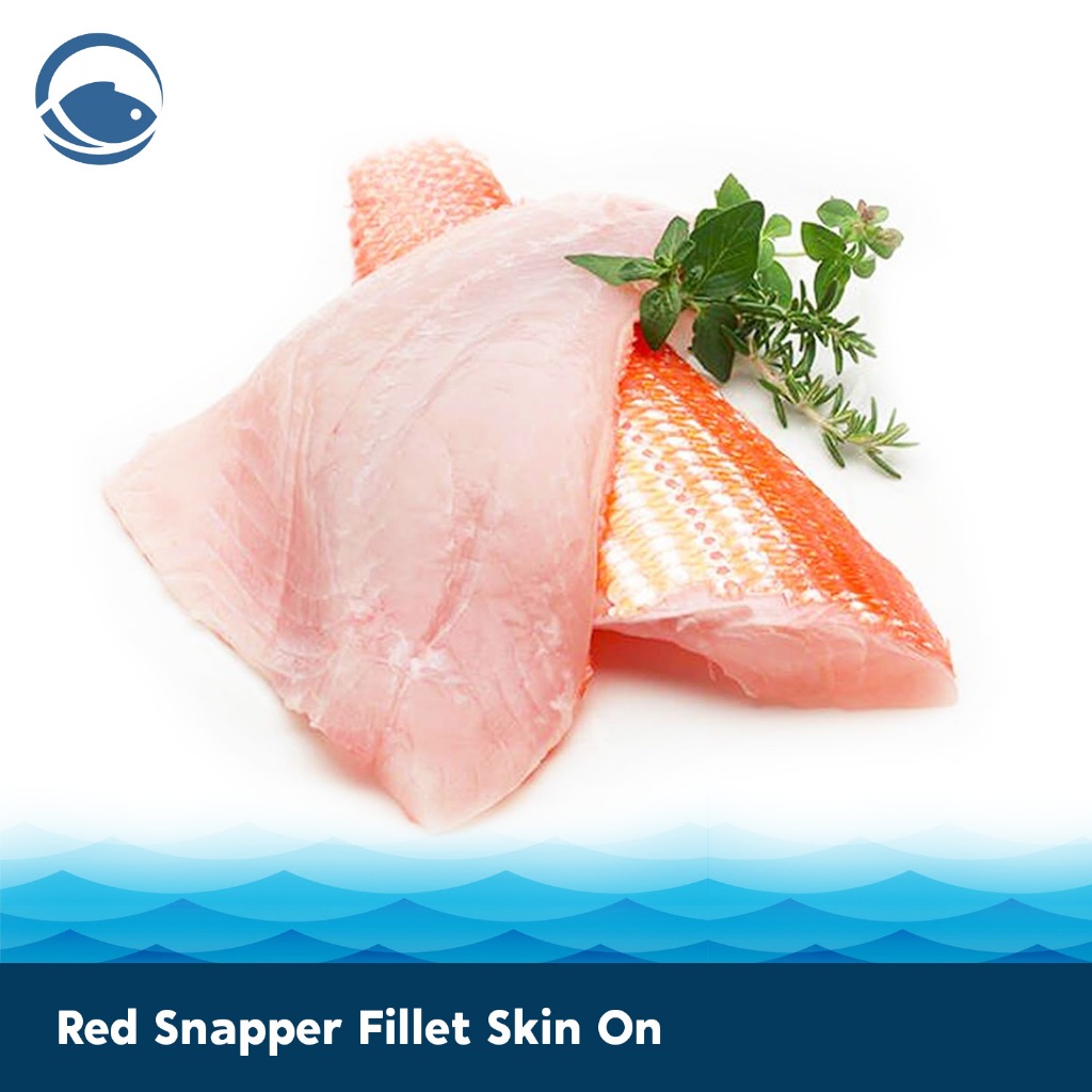 

Ikan Red Snapper Fillet Skin On Kakap Merah Wild Caught Fish Premium Bersih Segar