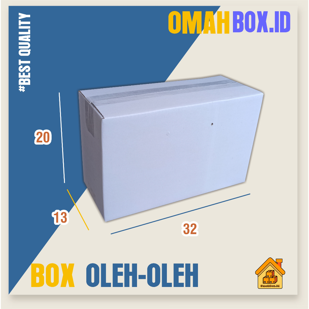 

kardus Oleh Oleh 32x13x20 cm box kripik tempe isi10/boxpolos/boxpaking/boxkarton
