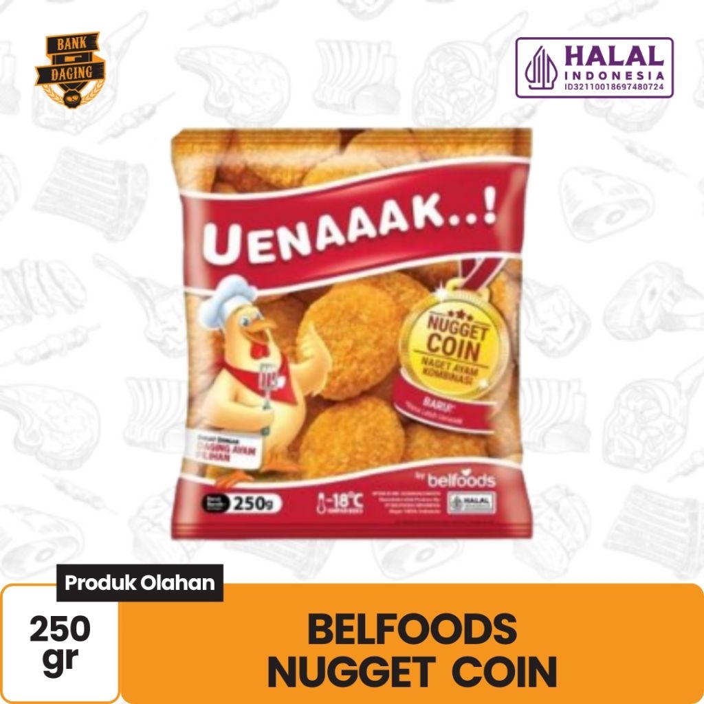 

BELFOODS CHICKEN NUGGET COIN 250GR