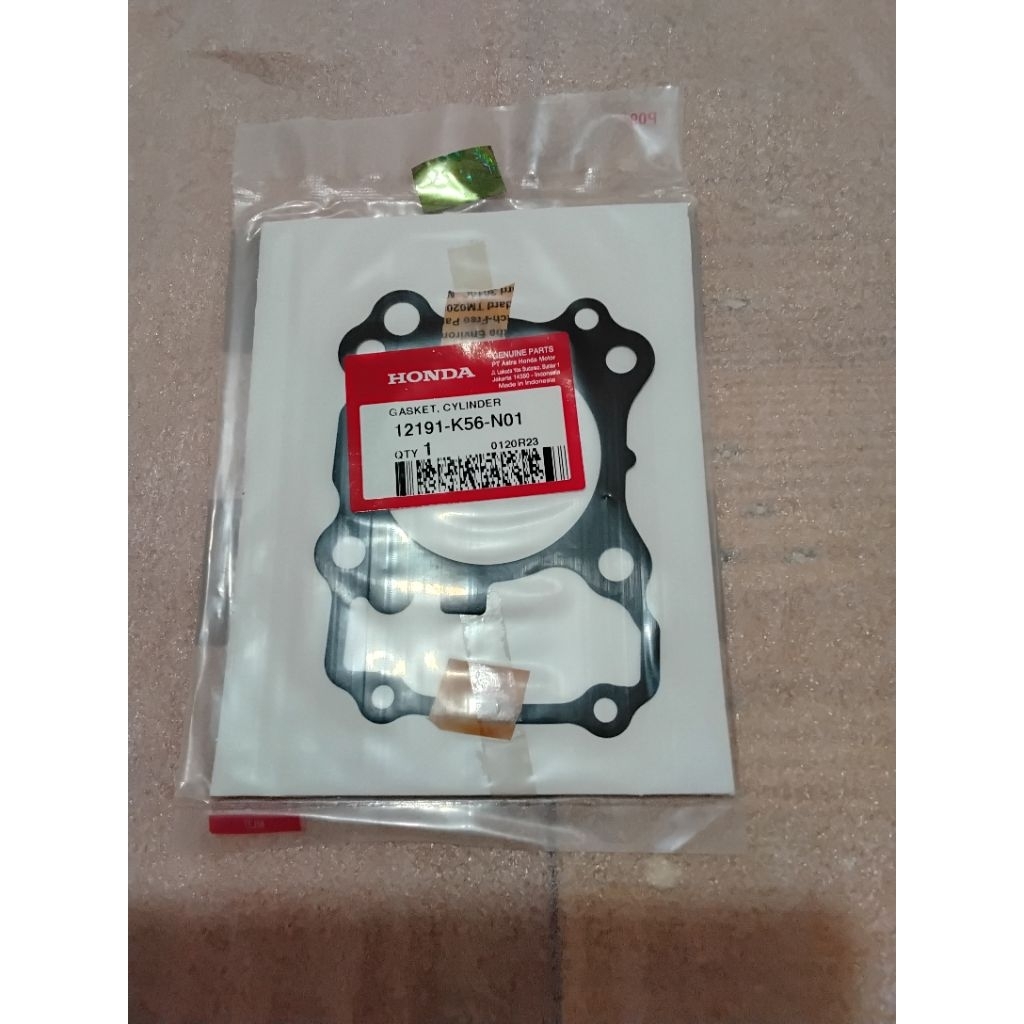 Gasket Cylinder//Paking Blok 12191-K56-N01//ORIGINAL AHM