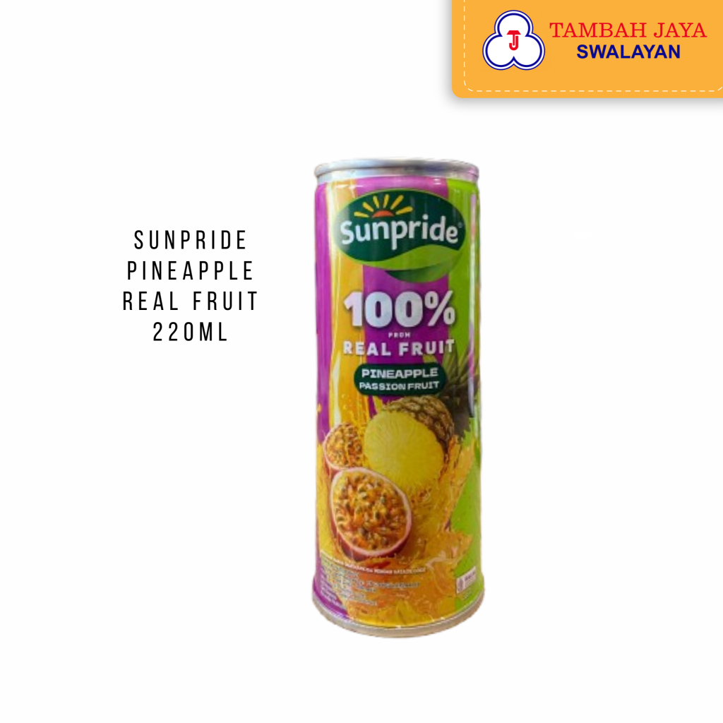 

Sunpride Real fruit Pineapple Passion Fruit 220ml
