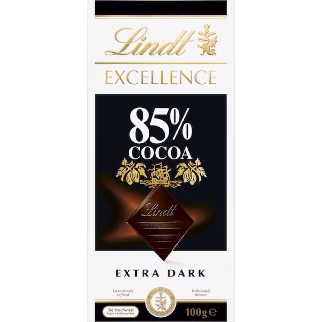 

Lindt Excellence Dark Chocolate 85% Cocoa Block 100g