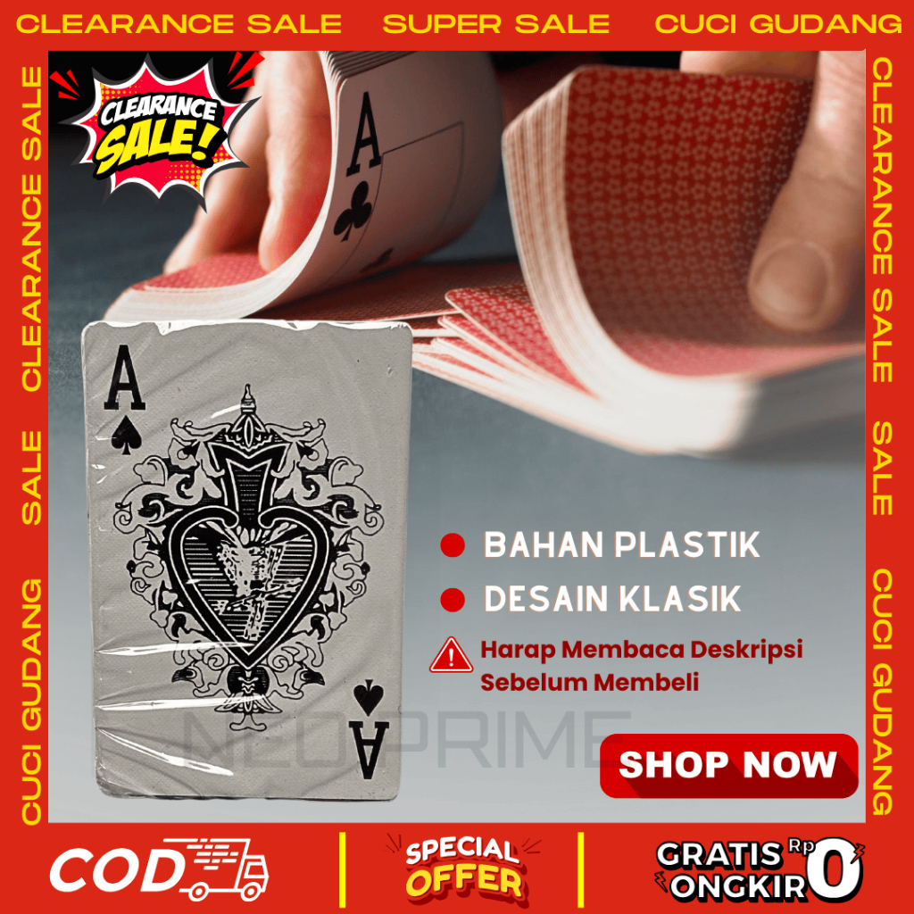 Kartu Remi Plastik Remi Bahan Plastik Royal