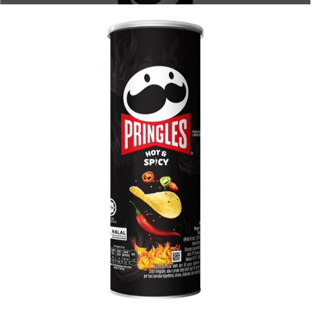 

Pringles Potato Crisps Hot & Spicy 107 g