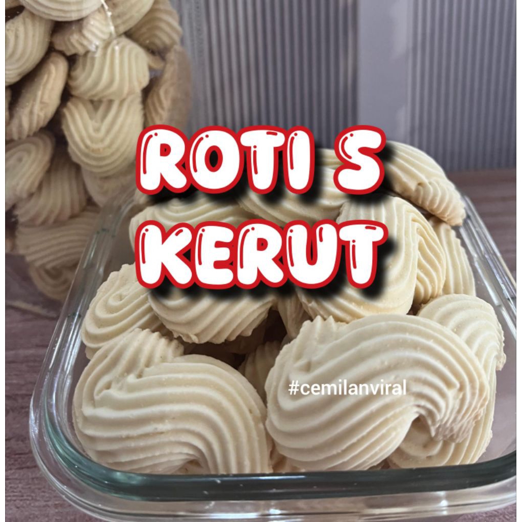 

Cemilan Viral Roti S Kerut Manis Cemilan Jadul Original Cocok Untuk Maag Pati Kerut