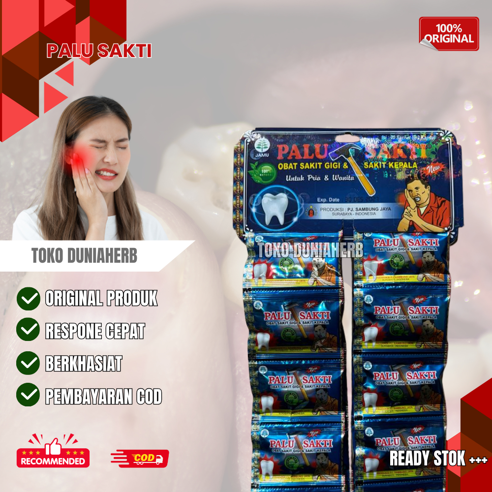 

Palu Sakti Obat Sakit Gigi 20 Sachet Original