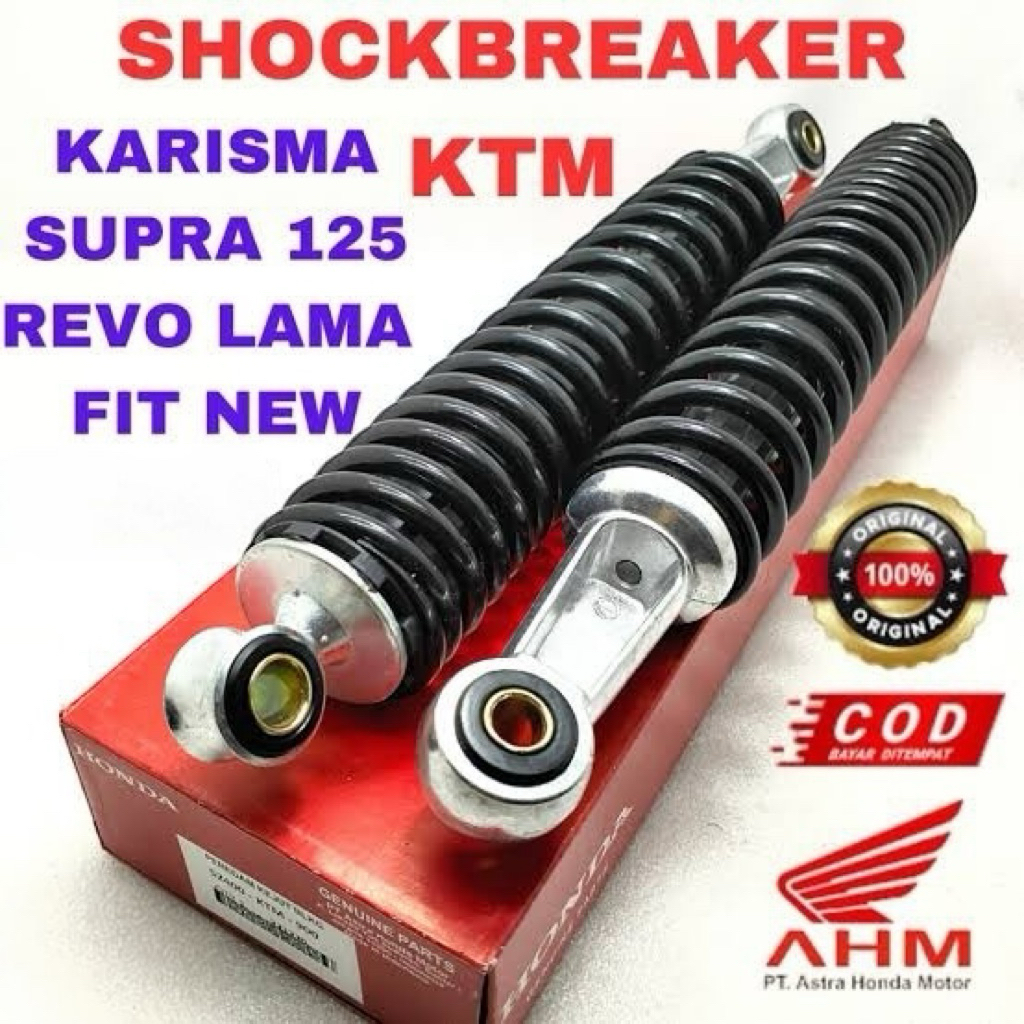 SHOCKBREAKER BELAKANG HONDA SUPRAX125 52400-KTM-850ZB (ORIGINAL)