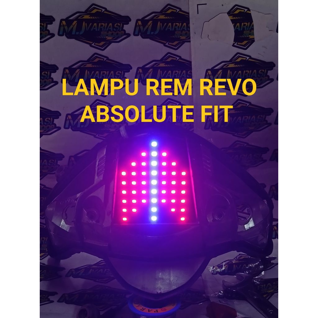 STOPLAMP RUNNING REVO ABSOLUTE FIT 8 MODE OTOMATIS PNP TINGGAL COLOK LAMPU REM VARIASI REVO ABSOLUTE