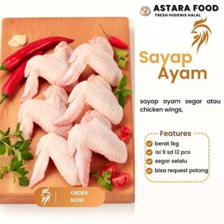 

Sayap ayam isi 10 - 12 pcs 1kg astara food