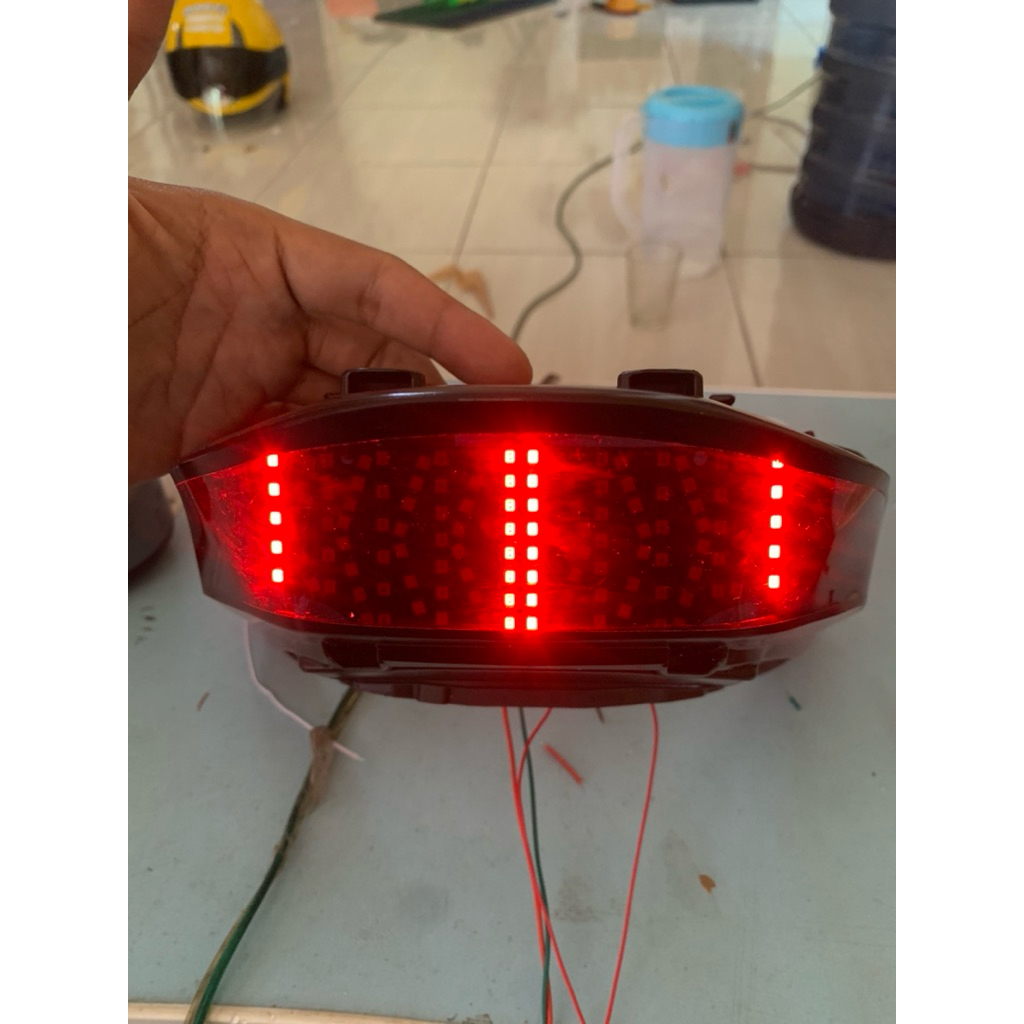 Stoplamp RUNNING 10 mode Beat deluxe terbaru  2025  cbs/street/deluxe/keyless