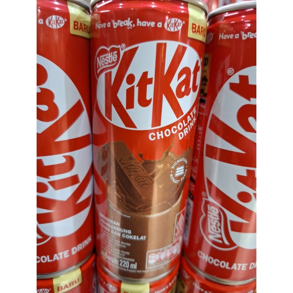 

kitkat chocolate drink 220ml exp Agustus 2026