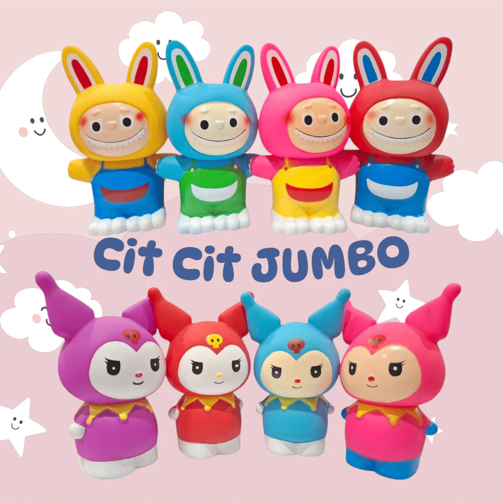 Boneka Jumbo Karakter Lucu Lampu Tidur Anak Kartun Pikachu Unicorn Bunny Tanduk Warna Warni