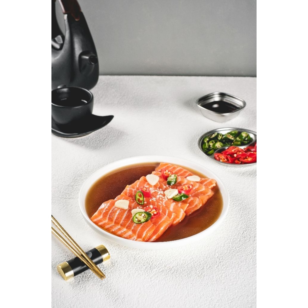 

Yeoneojang (연어장) Soy Marinated Raw Salmon by Oh My Gejang