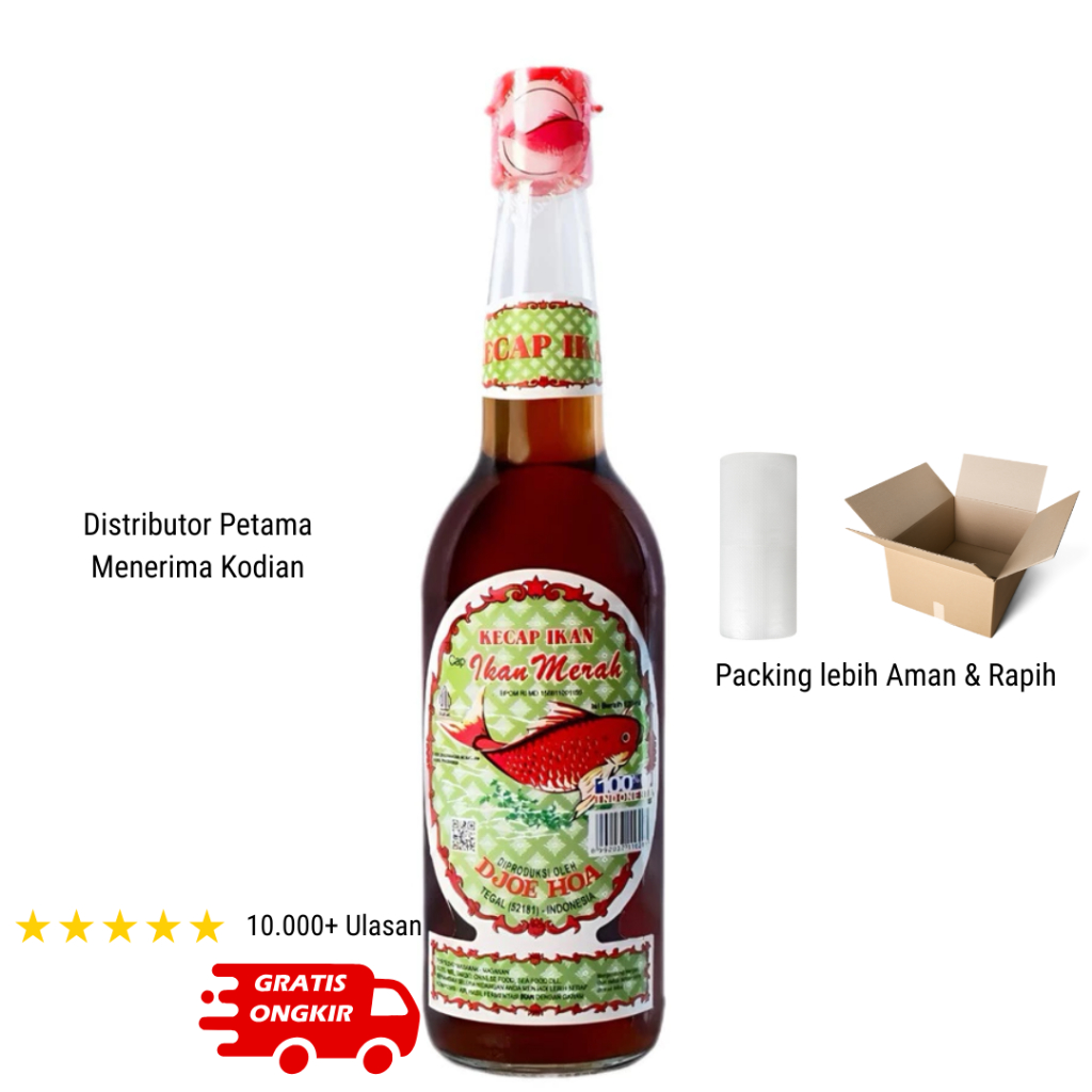 

Kecap Ikan Merah Djoe Hoa 620ml