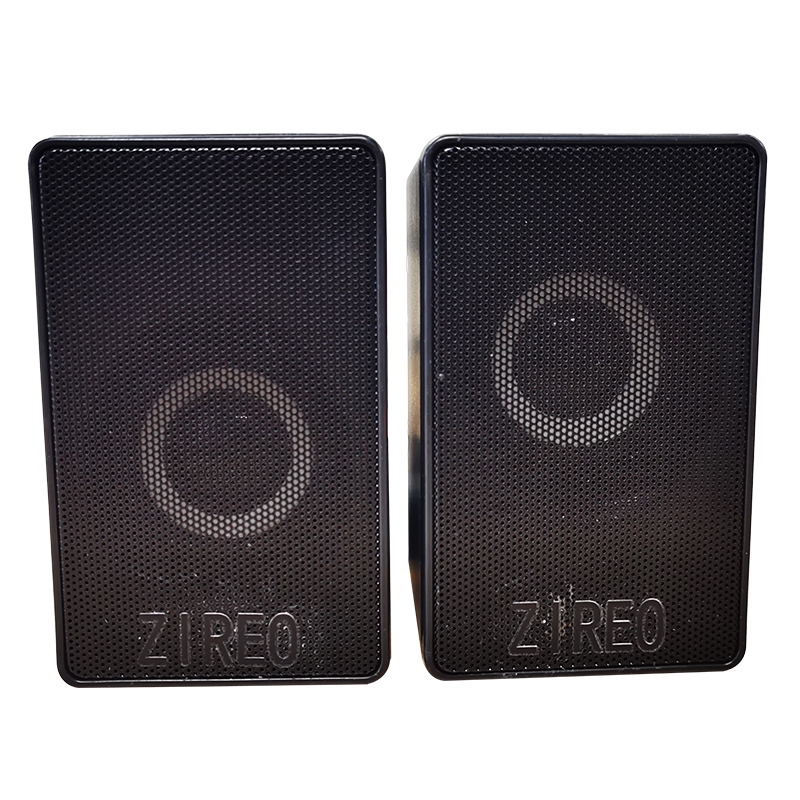 ZIREO Mini Stereo Gaming Speakers for Desktop PC,Desktop Speakers,Small Computer Speakers USB Powere