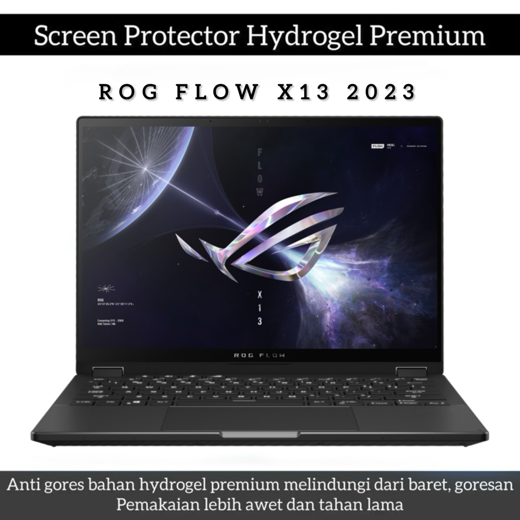 Anti Gores Asus Rog Flow X13 2023 Hydrogel Screen Protector