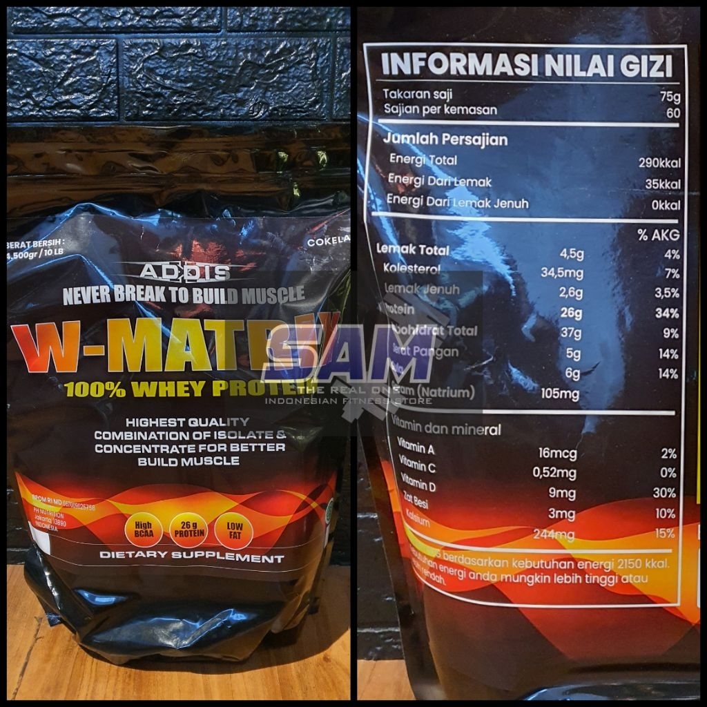 Suplemen Fitness ADDIS Whey Protein 10 lb Matrix