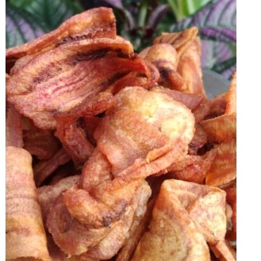 

Kripik Sale Pisang Kering Tanpa Pengawet Khas Cilacap 500 gram [2 x 250 gram] rasa Manis Renyah Kriuk Cemilan Snack Keripik Salai Pisang