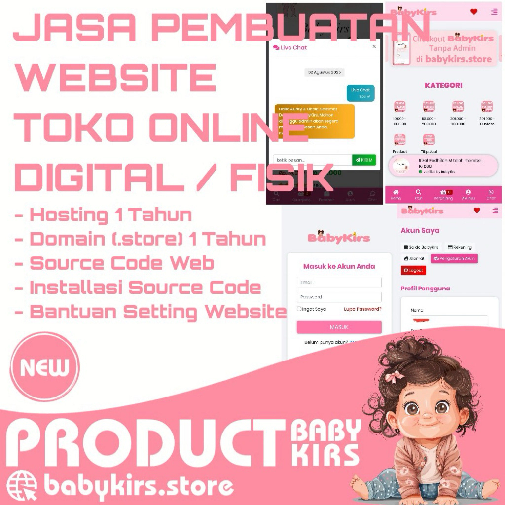 Jasa Pembuatan Website Toko Online Fisik