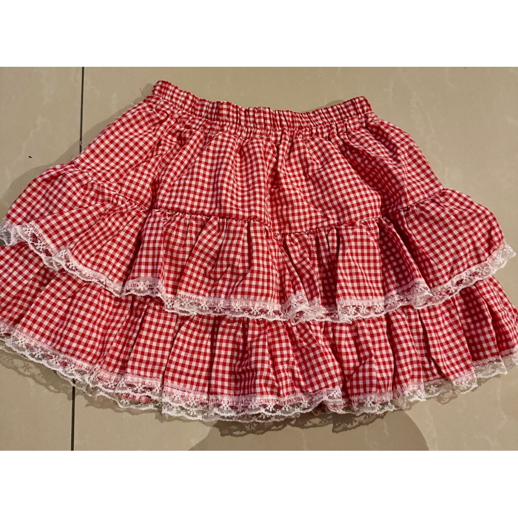 Rok Celana Kotak Mini Wanita/ Rok Pendek Import Katun
