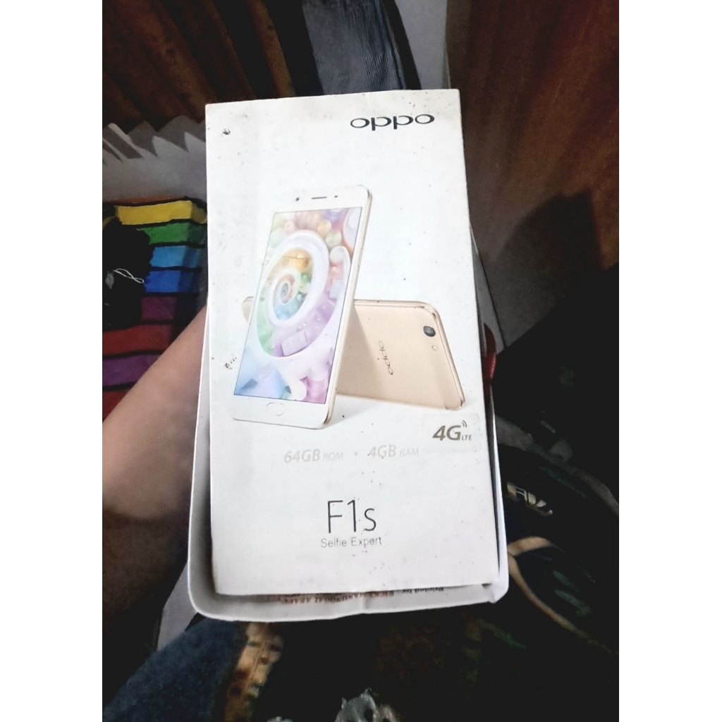 HP OPPO F1S ram 4/64 second NORMAL box original