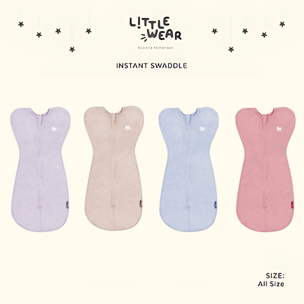 Little Palmerhaus - Bedong Instan Bedong Bayi Baby Swaddle Little Palmerhaus Premium Quality