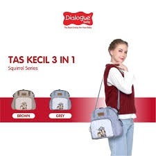 DIALOGUE Tas Bayi Diapers Ukuran Kecil | Medium | Besar (Squirrel Series)