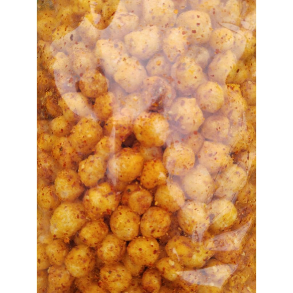 

Cimol kering pedas daun jeruk kemasan 1kg