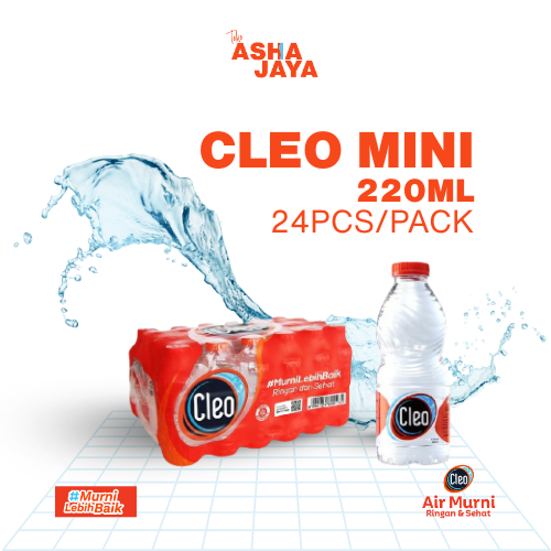 

cleo mini / cleo botol kecil 220ml