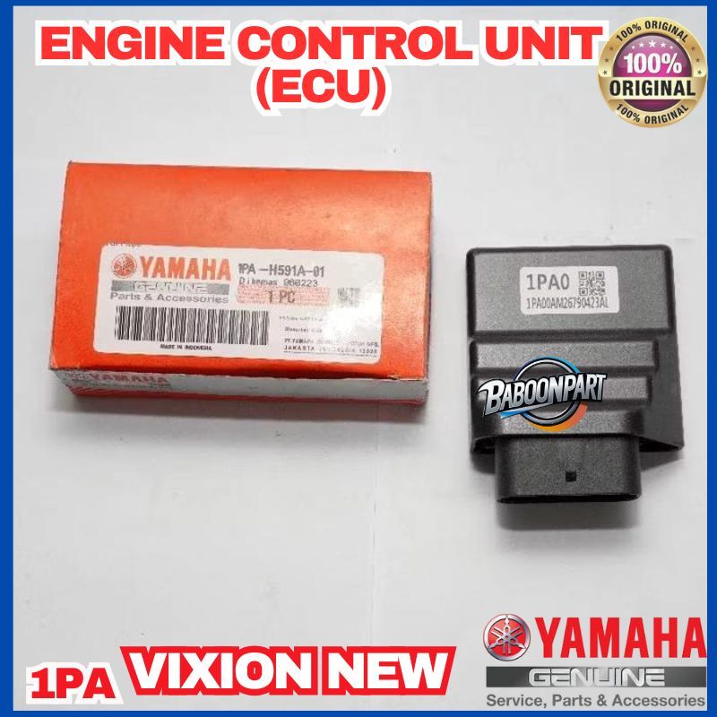 ECU ASLI & ORIGINAL YAMAHA TINGGAL PASANG KODE 1PA UNTUK MOTOR VIXION NEW