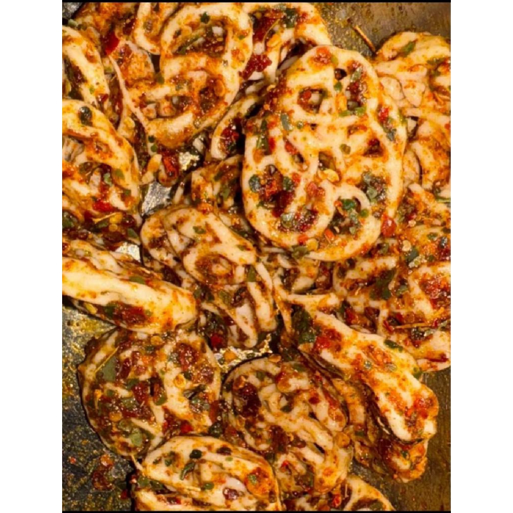 

KRUPUK RAFAEL PEDAS GURIH RENYAH BIKIN NAGIH 50gr