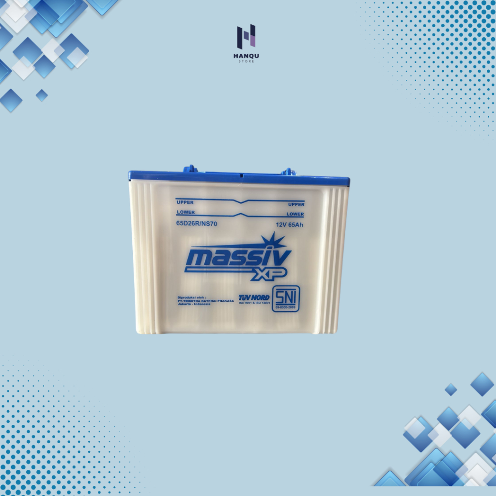 Aki basah mobil volvo 244 ns70 massiv xp 12v65ah