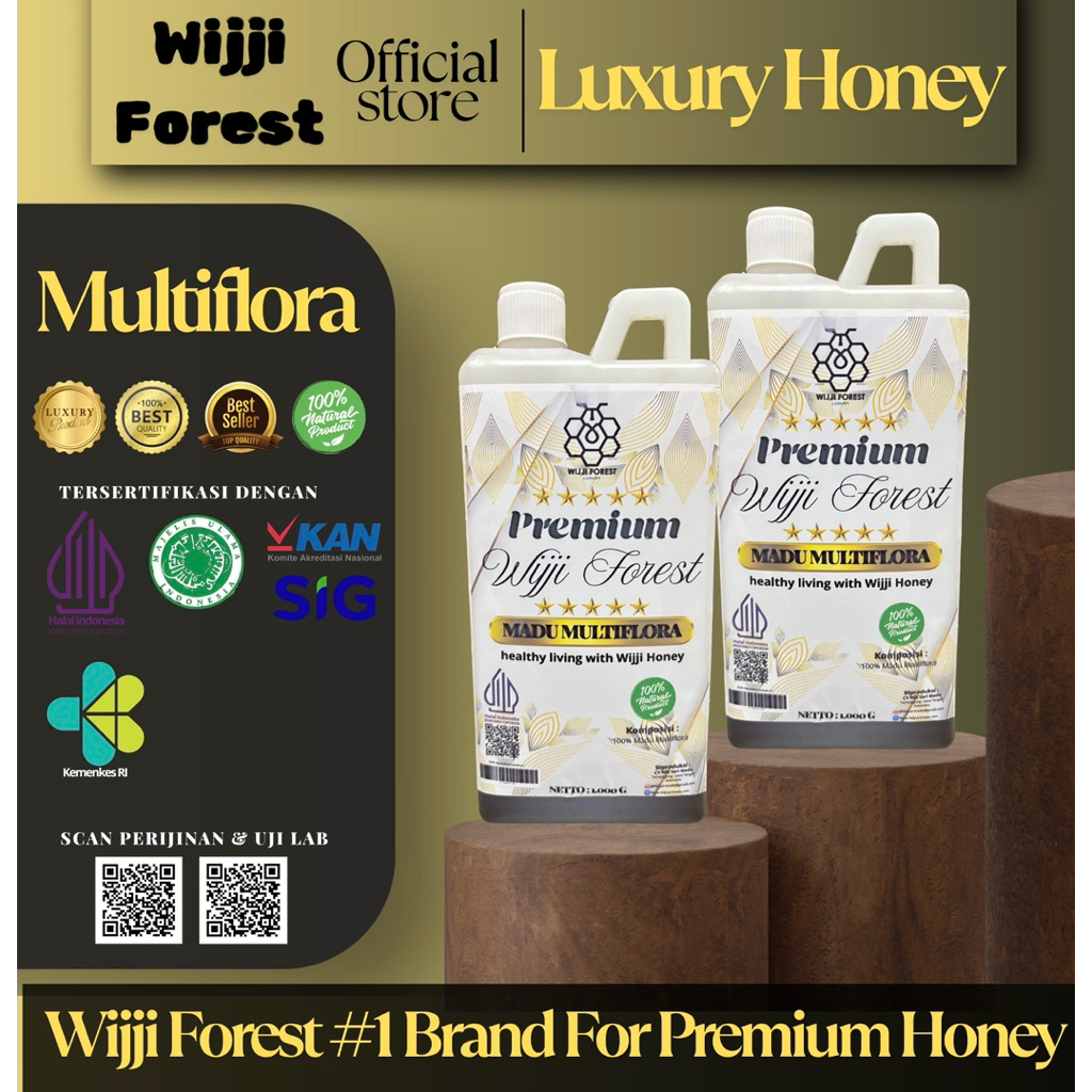 

PAKET JLIGEN 2 MADU MULTIFLORA 2.000 GRAM MADU ASLI KENTAL SUDAH UJI LAB DAN HALAL MUI