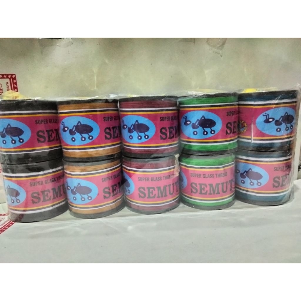 Benang gelasan layangan Semut jumbo isi 10 pcs