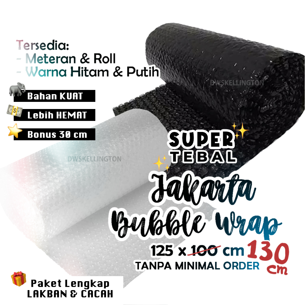 

Bubble Wrap Jakarta (Eceran /Grosir) Plastik Packing Gelembung Meteran Kalideres Cengkareng