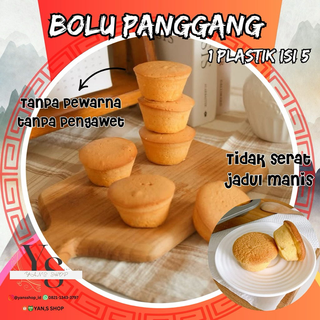 BOLU PANGGANG BULET JADUL KHAS BANGKA - ISI 5