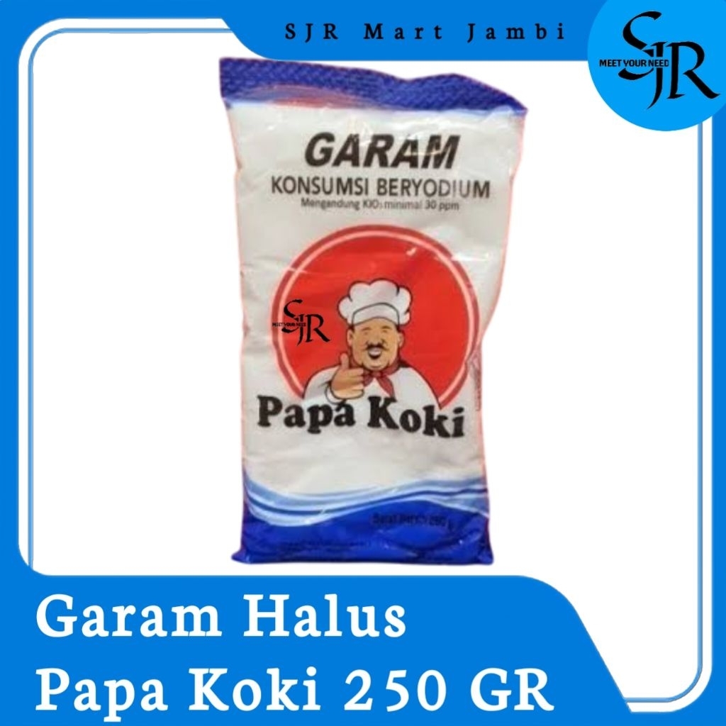 

[Penyedap] Papa Koki - Garam Halus | Kemasan 250gr