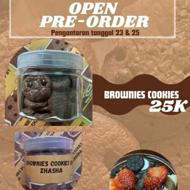 

PRE ORDER BROWNIES COOKIES