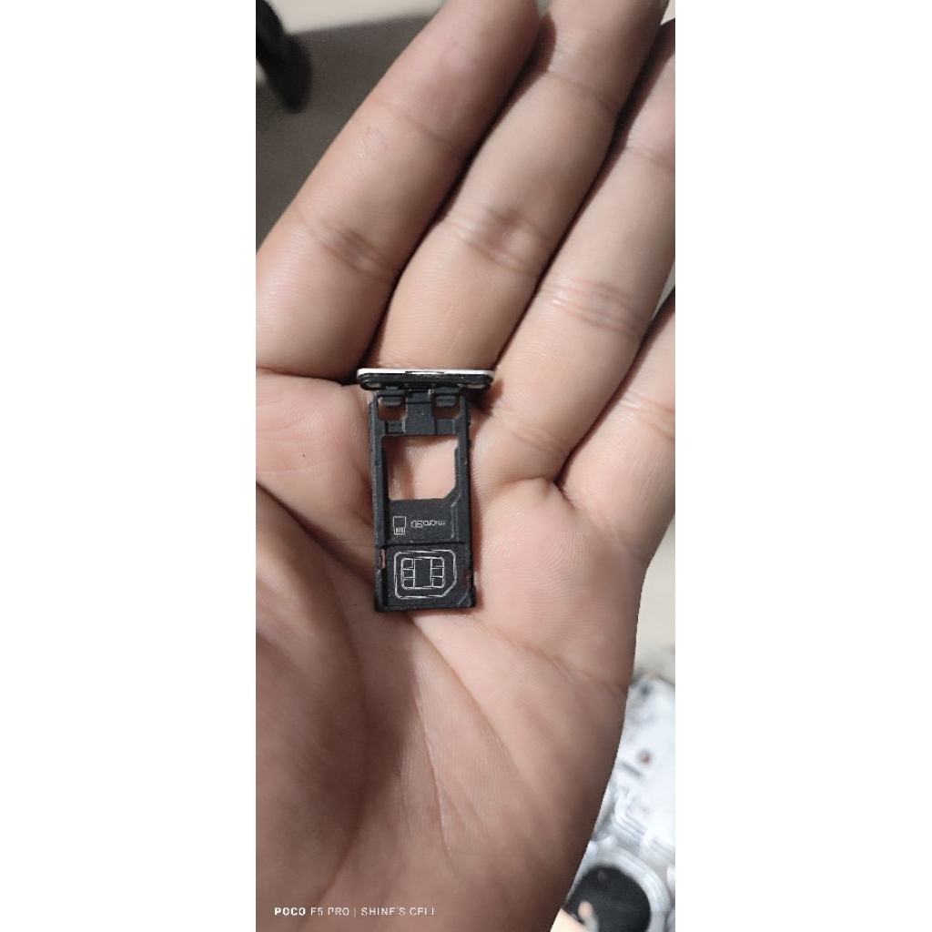 SLOT SIM TRAY SONY EXPERIA 1 ORI COPOTAN PUTIH