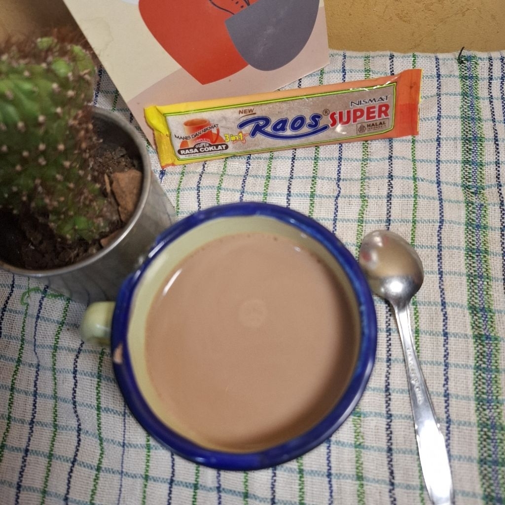 

Susu Raos bubuk rasa coklat 1 pack isi 10pcs
