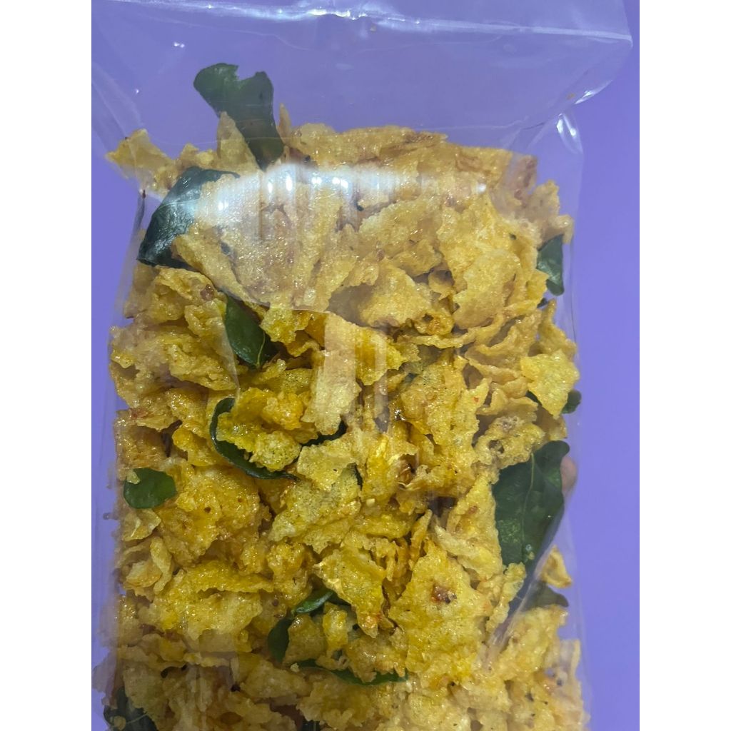 

1Kg Emping Jagung Pedas Manis Daun Jeruk