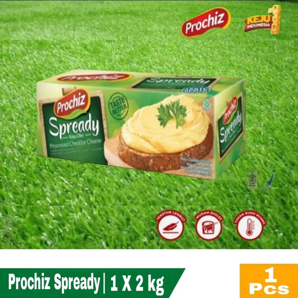 

Prochiz Spready Keju Oles 2kg Kemasan Ekonomis untuk Usaha dan Keluarga