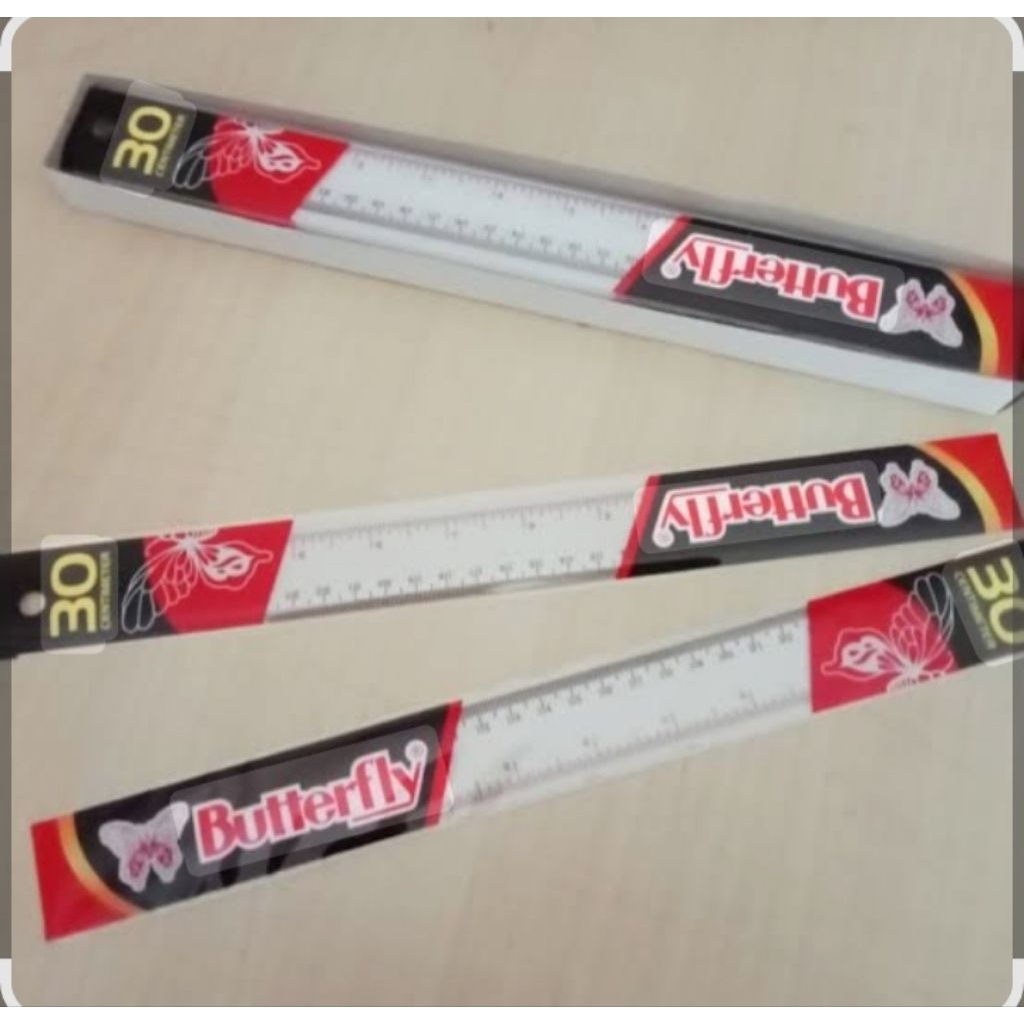 

penggaris butterfly 30cm